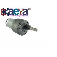 OkaeYa 12V 15 Kg cm DC Side Shaft High Torque Geared Motor Heavy Duty 500 Rpm